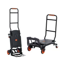 2-in-1 Aluminum Hand Truck and Dolly, 136 kg Capacity, Folding Utility Cart