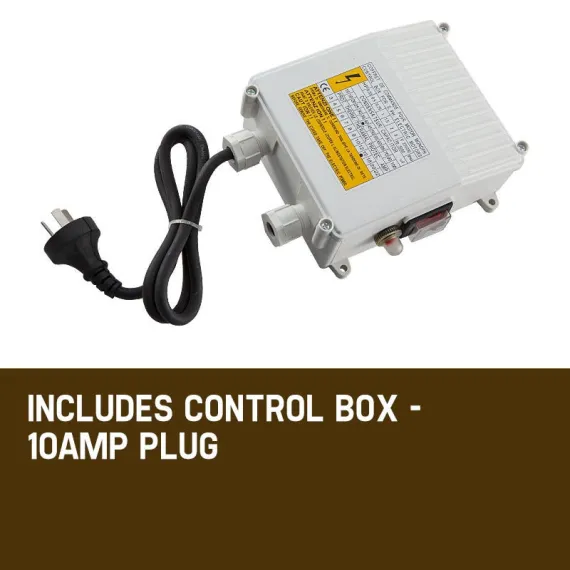 1HP Submersible Bore Water Pump Deep Well Irrigation Stainless Steel 240V image: 7