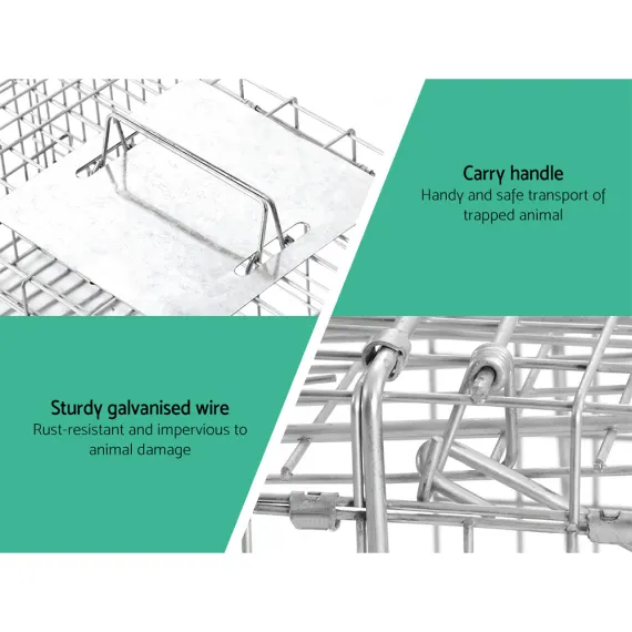 Gardeon Animal Trap Cage Possum 79x28cm image: 9