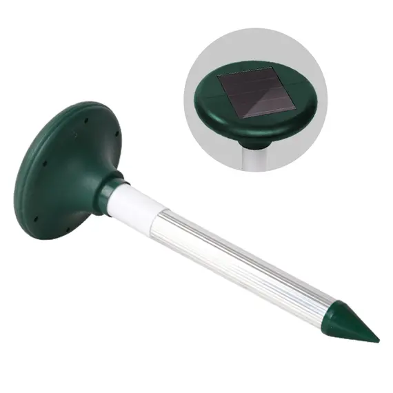 Gardeon Snake Repeller Set of 12 Solar LED Pulse Plus Ultrasonic Pest Rodent Repellent image: 2