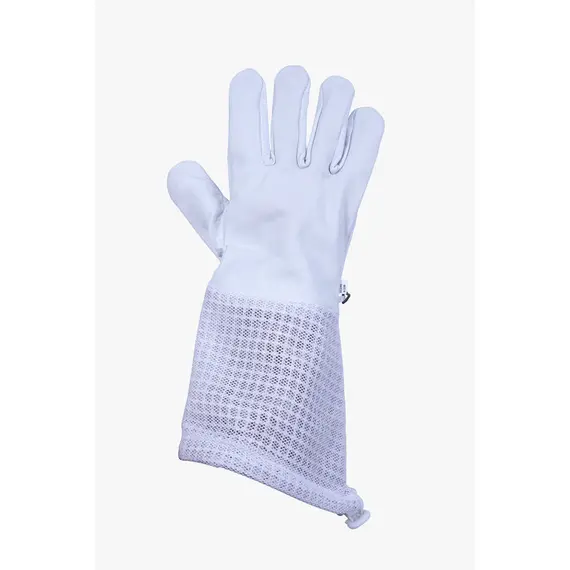 Beekeeping Bee Gloves Goat Skin 3 Mesh Ventilated Gloves-XL image: 1