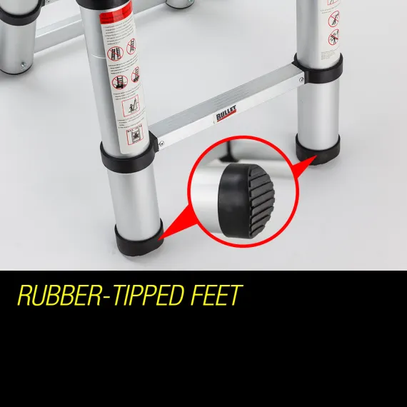 Bullet 5m Telescopic Aluminium Multipurpose Ladder Extension Alloy Step image: 4