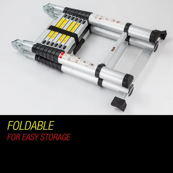 Bullet 5m Telescopic Aluminium Multipurpose Ladder Extension Alloy Step image: 8