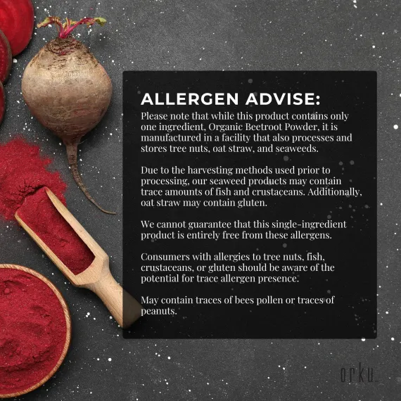 400g Organic Beetroot Powder Superfood Beet Root Supplement Beta Vulgaris image: 6