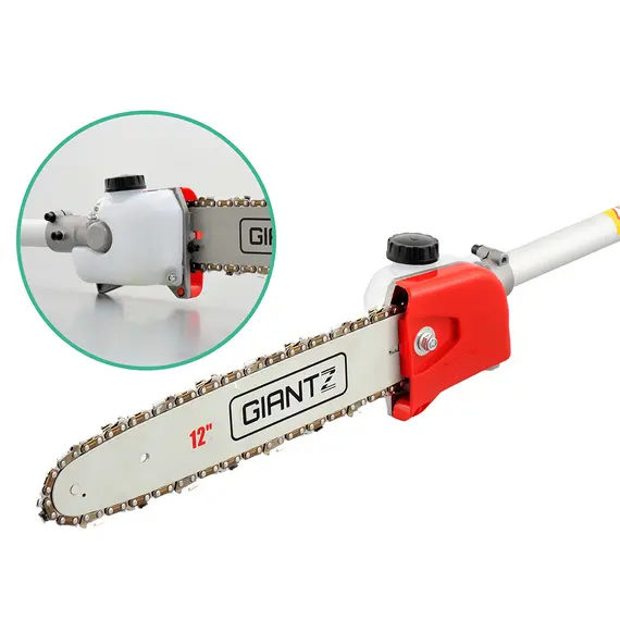 Giantz 52cc Pole Chainsaw 2 Stroke Petrol Tree Pruner Long Reach Saw 12 Inch Bar 9 In 1 image: 7