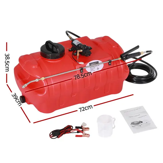 Giantz 50L Weed Sprayer Boom Pump Spot Spray image: 1