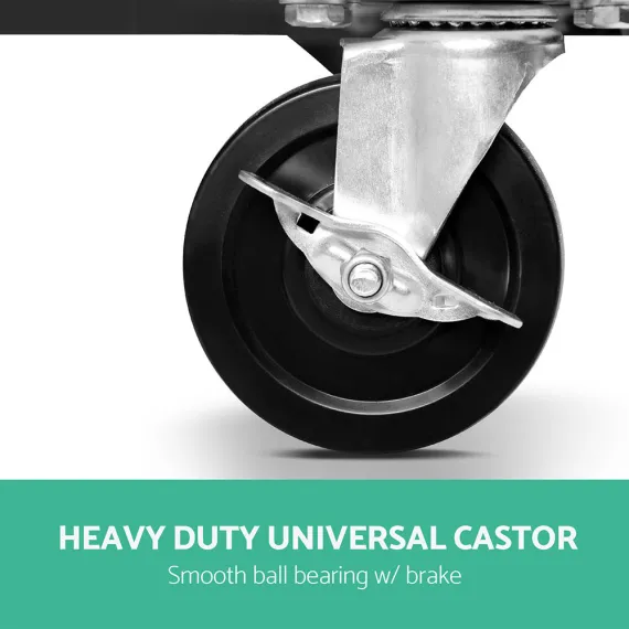 Giantz 14 Drawer Tool Box Cabinet Chest Mechanic Garage Storage Trolley Grey image: 6