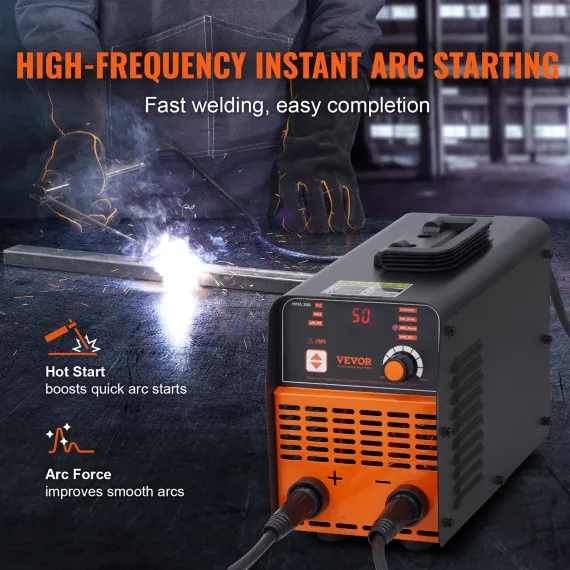 VEVOR ARC Stick Welder 220V 160A 2in1 Lift TIG Welding Machine Hot Start image: 3