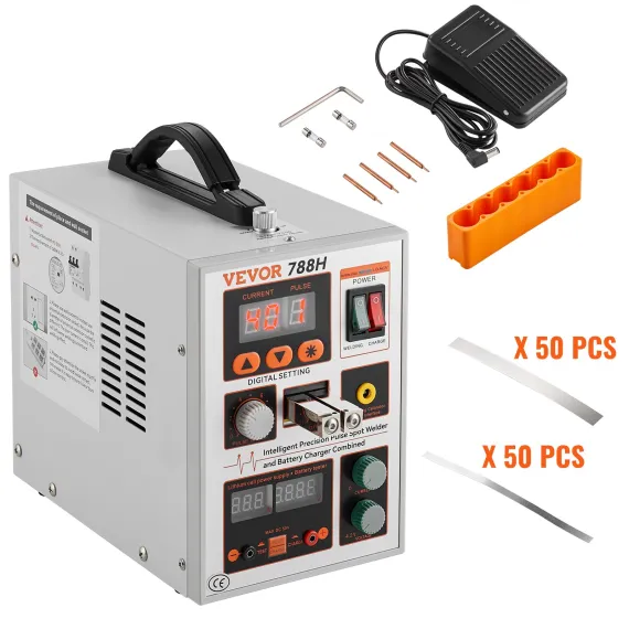 VEVOR Battery Spot Welder 788H Pulse Welder & Battery Charger 2 Welding Modes image: 8