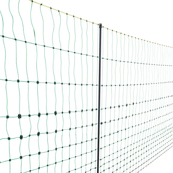 VEVOR Electric Fence Netting, 0.88 x 49.98 m, PE Net Fencing with Posts & Double-Spiked Stakes, Utility Portable Mesh for Goats, Sheep, Lambs, Deer, Hogs, Dogs, Used in Backyards, Farms, and Ranches image: 8