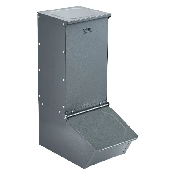 VEVOR Hog Feeder 2.2 Bushel Metal Double Door Pig Feeder Feeding up to 5 Hogs image: 10