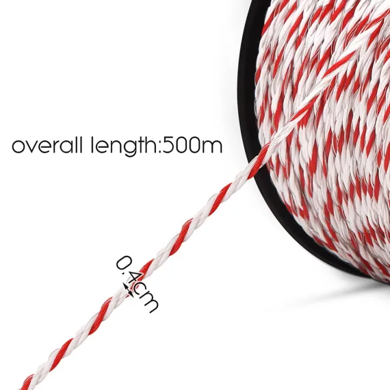 Giantz Electric Fence Poly Rope 2x 500M image: 5