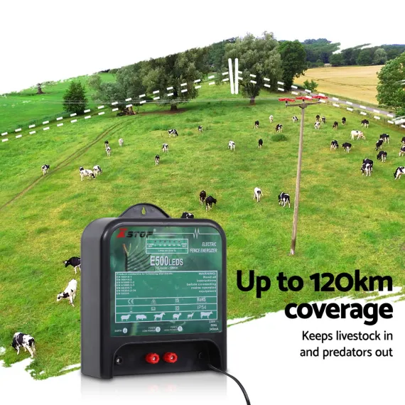 XSTOP Electric Fence Energiser 5J 220-240V 120km image: 4
