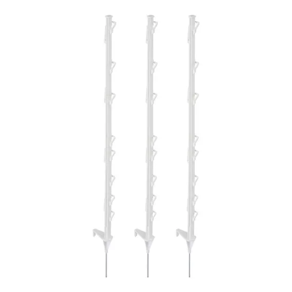 Giantz Electric Fence Posts 20pcs Electric Fence Poly White