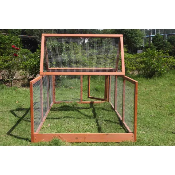 YES4PETS Large Chicken Coop Run Guinea Pig Cage Villa Extension Rabbit Hutch House Pen image: 4