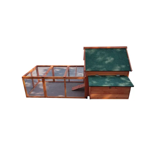 YES4PETS XL Chicken Coop Rabbit Hutch Ferret Cage Hen Chook Cat Kitten House With Run image: 2