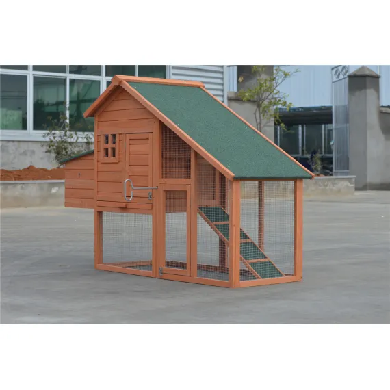 YES4PETS Large Chicken Coop Rabbit Hutch Ferret Cage Hen Chook Cat Kitten House image: 2