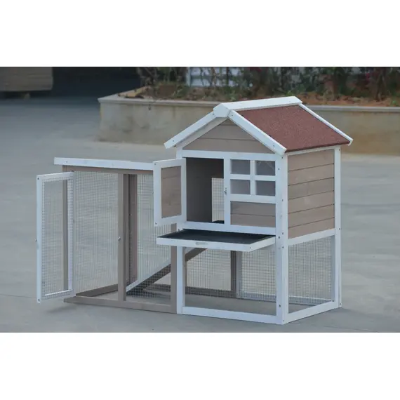 YES4PETS Rabbit Hutch Small  Ferret Guinea Pig Cage Hen Chook Cat Kitten House image: 1