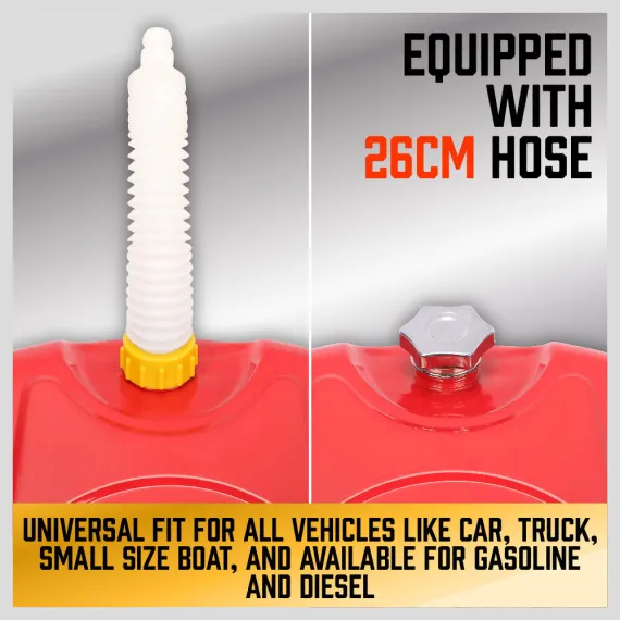 20L Fuel Can Jerry Can Petrol Diesel Spare Container Portable Fuel Tank image: 3