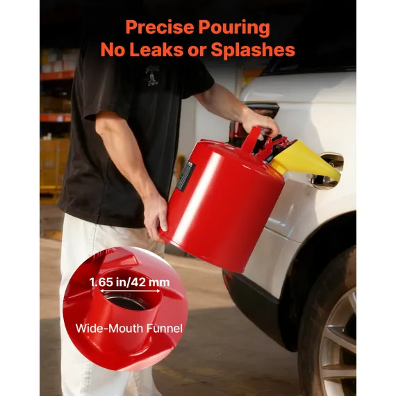 Jerry Can, 19 Litre petrol can with funnel image: 4