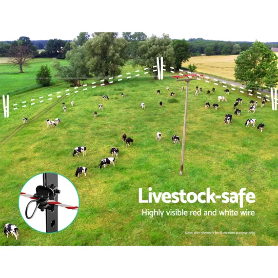 Giantz Electric Fence Poly Wire 2000M image: 3