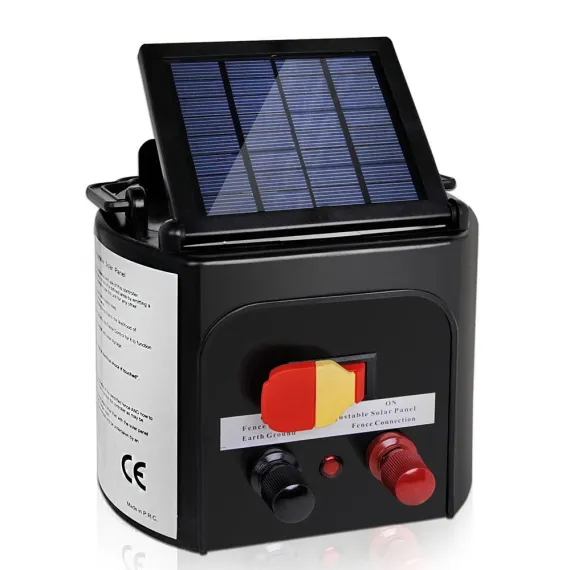 Giantz Fence Energiser 3KM Solar Powered 0.1J Electric Fencing Charger image: 7