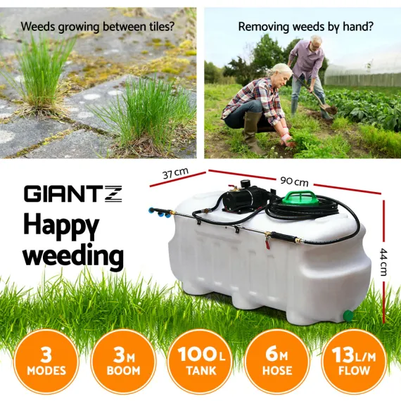 Giantz Weed Sprayer 100L 3M Boom Garden Spray image: 2