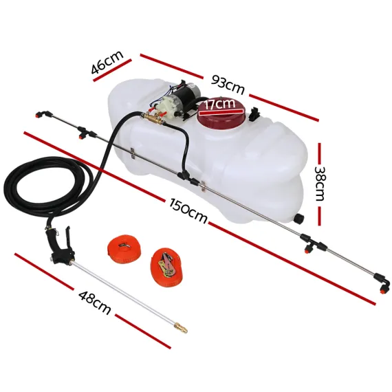 Giantz Weed Sprayer 100L 1.5M Fixed Boom Garden Spray image: 1