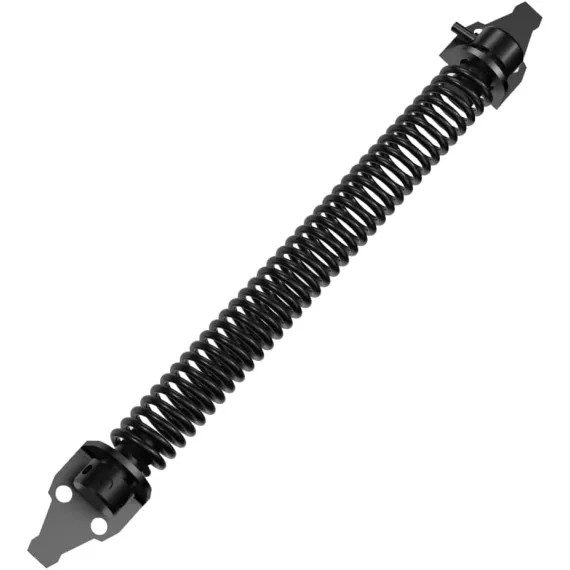 2 Pack 14" Fence gate Spring self Closing and Adjustable for Wooden or Vinyl Fence,Carbon Steel,Black(gate spring-14-2")