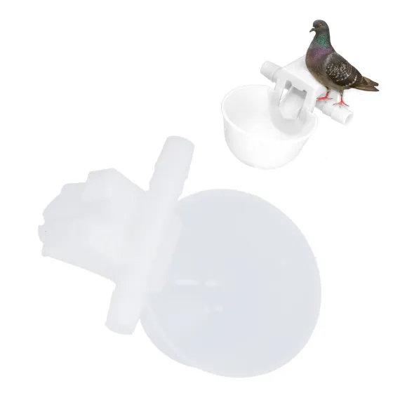 25PCS Chicken Water Bowl Hanging Drinking Bowl Automatic Poultry Drinking Cup Farming Supplies image: 11