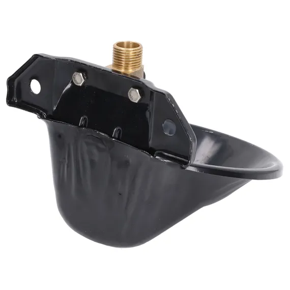 Sheep Water Bowl Stainless Steel Copper Valve Touch Switch Thickened Automatic Goats Drinking Waterer for Farm image: 1