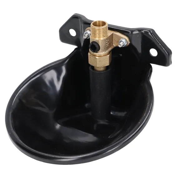 Sheep Water Bowl Stainless Steel Copper Valve Touch Switch Thickened Automatic Goats Drinking Waterer for Farm image: 2