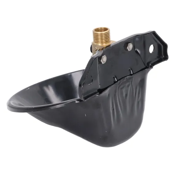 Sheep Water Bowl Stainless Steel Copper Valve Touch Switch Thickened Automatic Goats Drinking Waterer for Farm image: 3