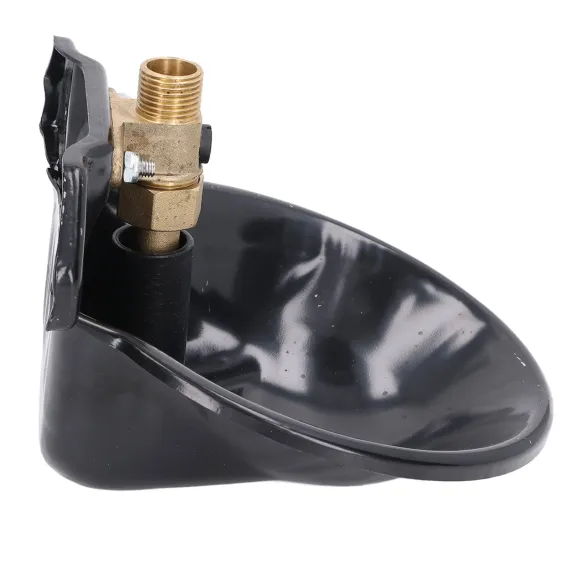Sheep Water Bowl Stainless Steel Copper Valve Touch Switch Thickened Automatic Goats Drinking Waterer for Farm image: 9