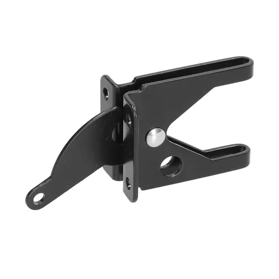 Iron Fence Lock Self Locking Gate Latch Hardware with Adjustable Cable for Garden Backyard Courtyard image: 6