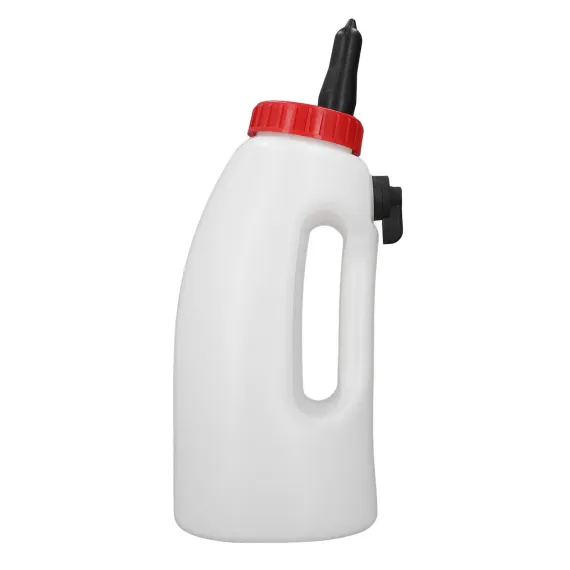 4L Calf Milk Bottle New Born Calf Milk Feeder Farm Feeding Equipment with Handle Nipple