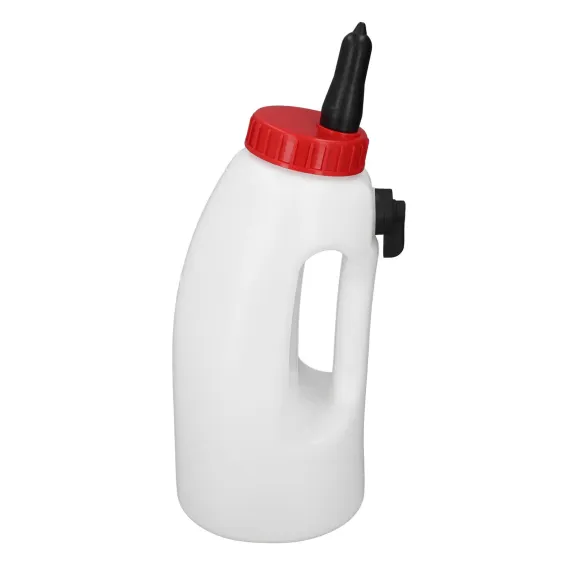 4L Calf Milk Bottle New Born Calf Milk Feeder Farm Feeding Equipment with Handle Nipple image: 6
