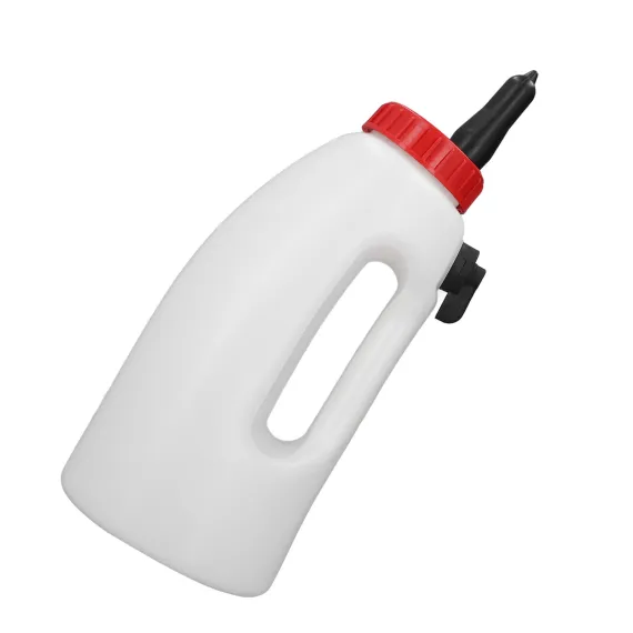 4L Calf Milk Bottle New Born Calf Milk Feeder Farm Feeding Equipment with Handle Nipple image: 7