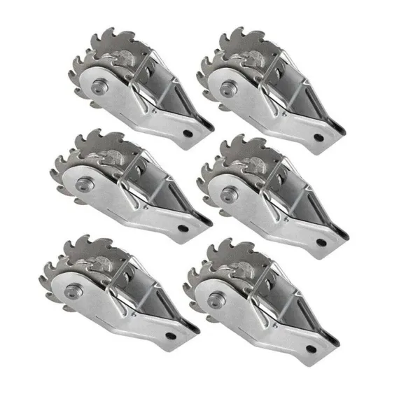 50 Pack Inline Cliplock Wire Strainer Aluminum Alloy Heavy Duty Wire Ratchet Tensioner for Electric Fence