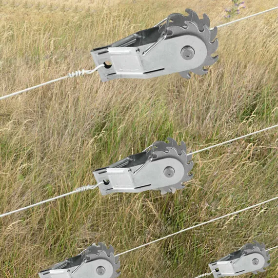 50 Pack Inline Cliplock Wire Strainer Aluminum Alloy Heavy Duty Wire Ratchet Tensioner for Electric Fence image: 5