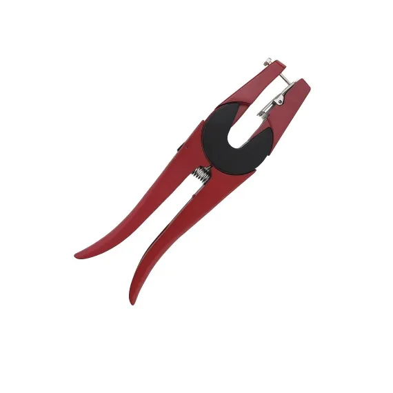 Livestock Ear Tag Applicator Tool – Heavy Duty Metal Tagging Pliers for Cattle, Goats, Sheep, and Farm Animal Identification（24cm,Give away a wrench and an ear tag nail）