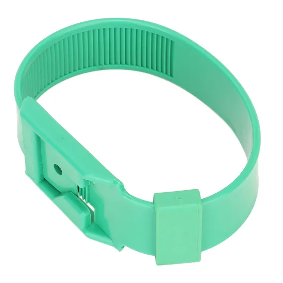 10Pcs Goat Collar Sheep Identification Bands Livestock Marking Ring Farming Equipment 36cm Green image: 4