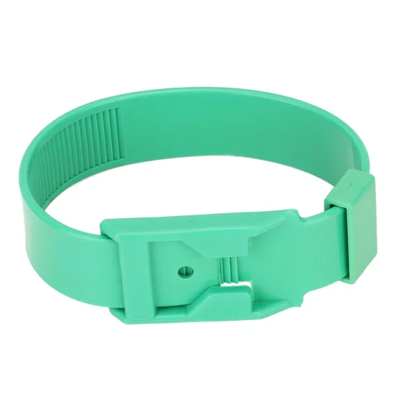 10Pcs Goat Collar Sheep Identification Bands Livestock Marking Ring Farming Equipment 36cm Green image: 5