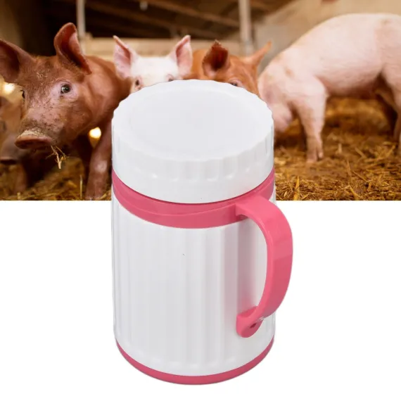 Pig Semen Insulation Cup Stainless Steel Liner Pig Semen Collection Cup for Pig Artificial Insemination Equipment image: 10