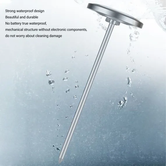Dial Thermometer Waterproof High Temperature Resistance 304 Stainless Steel Cooking Thermometer for Kitchen image: 13