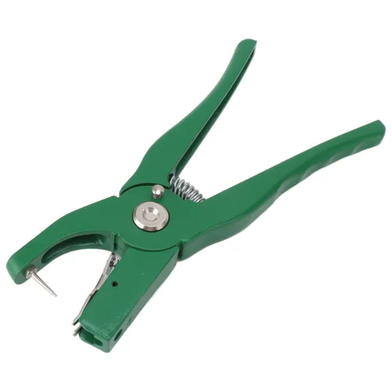 Green Ear Tag Plier Aluminum Alloy Livestock Ear Tag Applicator Portable Ear Notcher for Home Farm image: 4