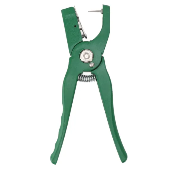 Green Ear Tag Plier Aluminum Alloy Livestock Ear Tag Applicator Portable Ear Notcher for Home Farm image: 8