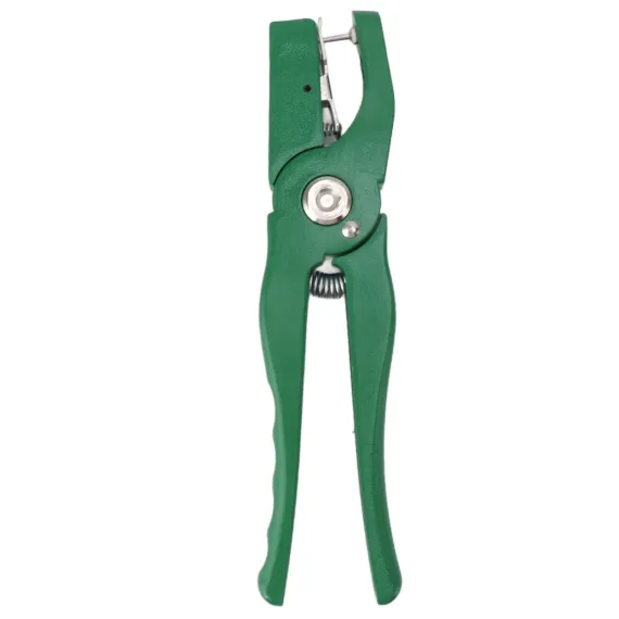 Green Ear Tag Plier Aluminum Alloy Livestock Ear Tag Applicator Portable Ear Notcher for Home Farm image: 9