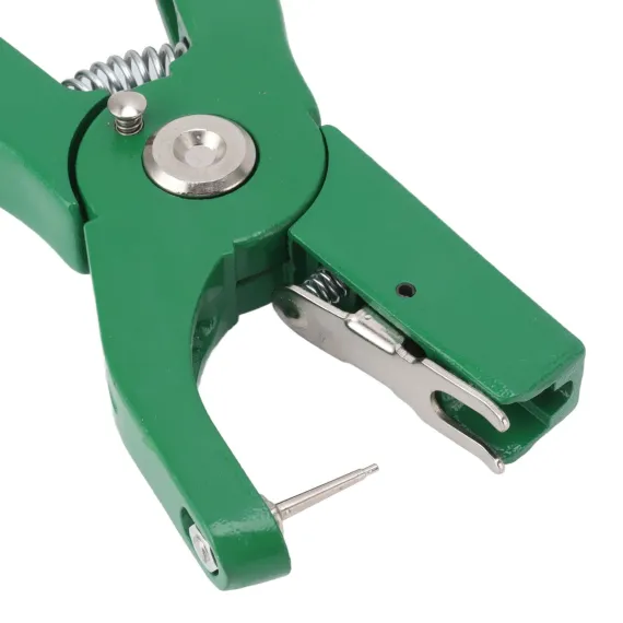 Green Ear Tag Plier Aluminum Alloy Livestock Ear Tag Applicator Portable Ear Notcher for Home Farm image: 14