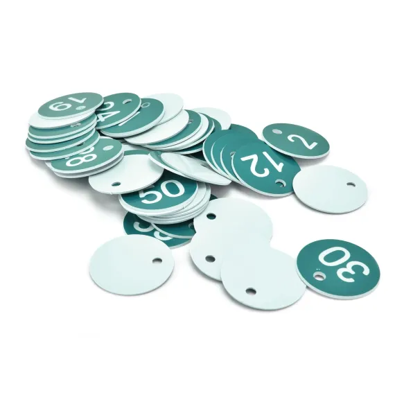 50PCS Numbered Label Numbered Tag for Farm Livestock Beekeeping Husbandry Breeding Supplies1-50 Green image: 8